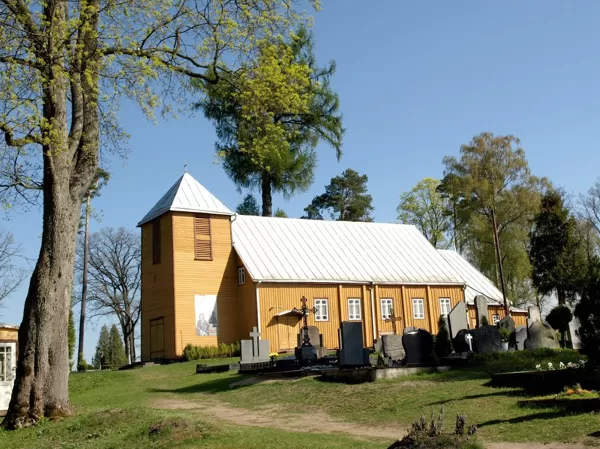 Pažėrų Švč. Jėzaus Širdies bažnyčia - Senoji